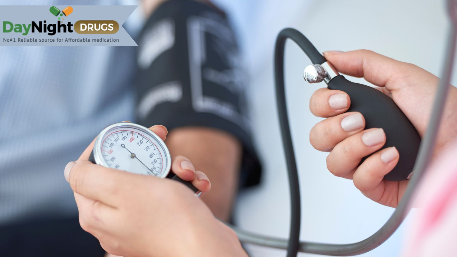 A doctor checking blood pressure of a patient 