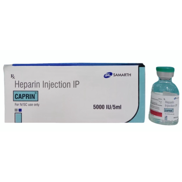 Generic Heparin 5000IU Injection - 5ml Vial