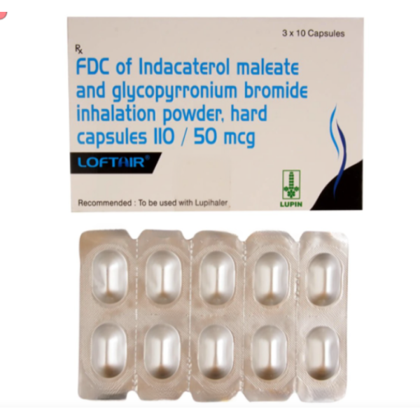 Generic Ultibro 110mcg/50mcg Breezhaler 