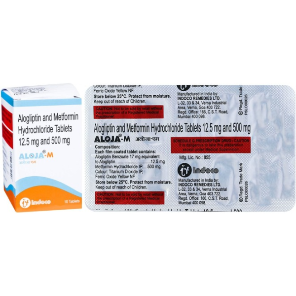 Generic Kazano 12.5mg/500mg Tab