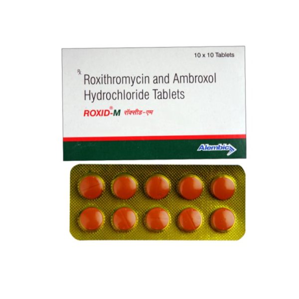 Generic Roxithromycin (150mg) + Ambroxol (60mg) Tab