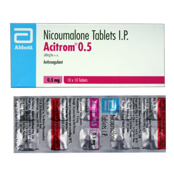 Generic Acenocoumarol 0.5mg Tab 