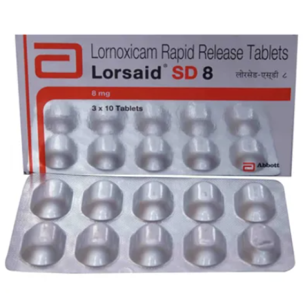 Generic Lornoxicam 8mg Tab