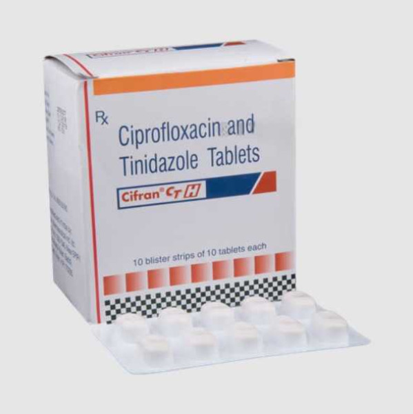 Generic Ciprofloxacin 250mg + Tinidazole 300mg Tab
