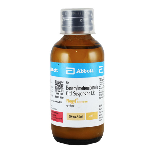 Flagyl 200mg/5ml Oral Suspension 60ml Bottle - BRAND