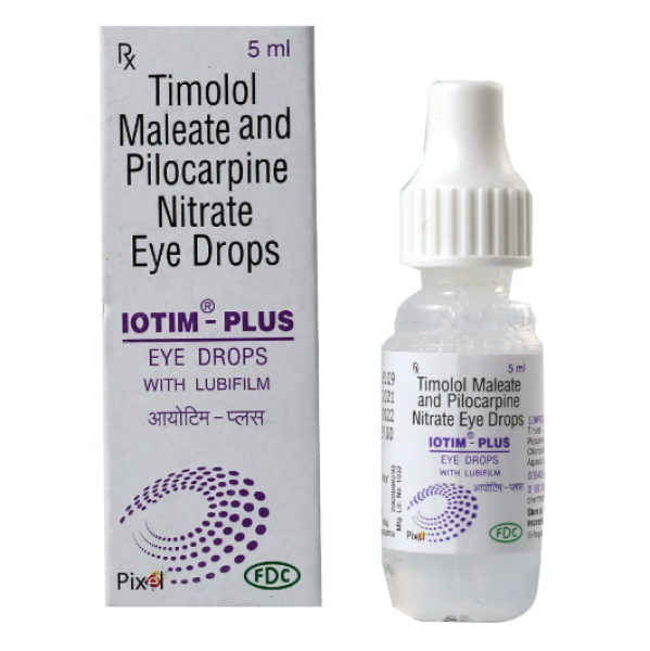 Generic Timolol 5mg + Pilocarpine 20mg Eye Drop - 5ml Bottle