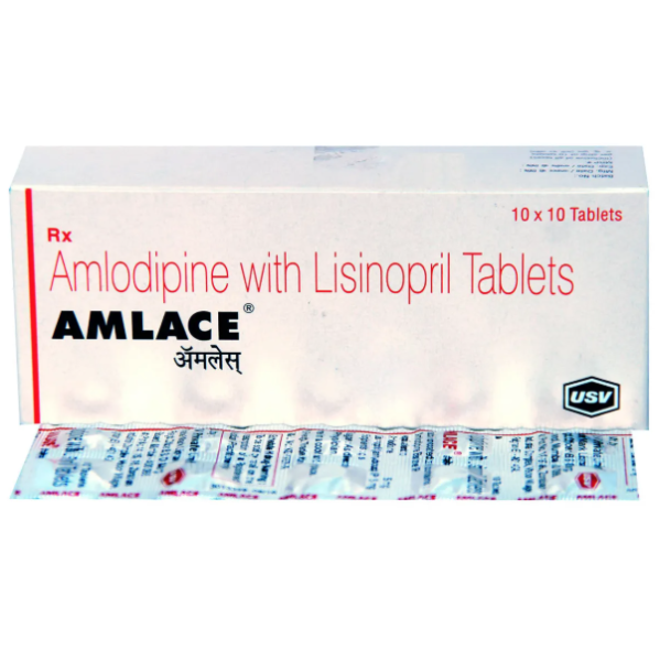 Generic Amlodipine 5mg + Lisinopril 5mg Tab