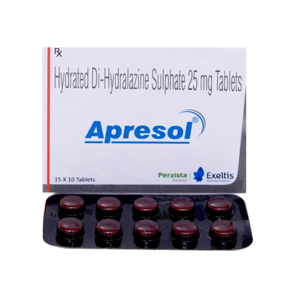 Generic Apresoline 25mg Tab