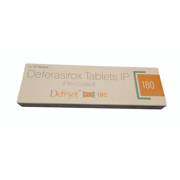 A pack of Deferasirox (180mg) Tablets