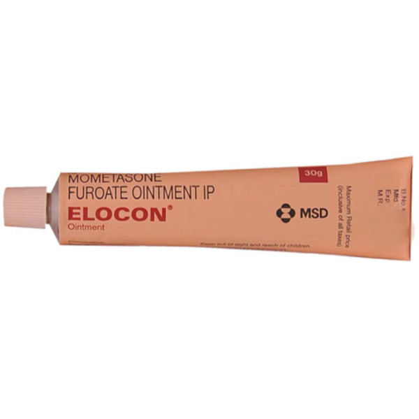 A tube of Elocon (0.1%) Ointment