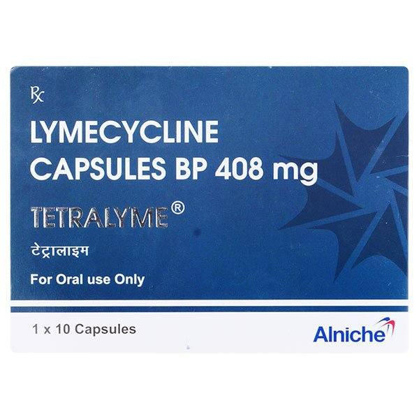 A pack of Lymecycline 408mg Generic Capsule
