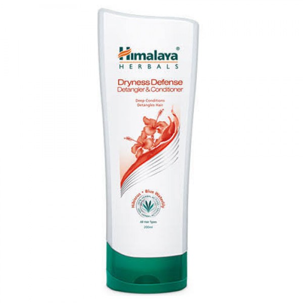 A bottle of himalaya's Dryness Defense Detangler & Conditioner 200 ml 