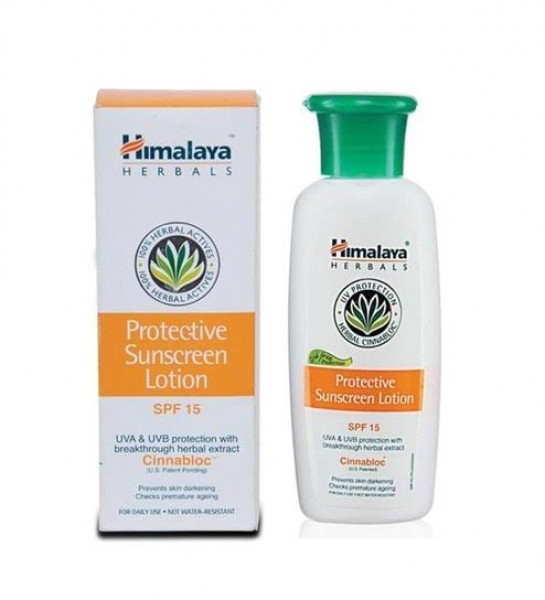 Box pack and a bottle of Protective Sunscreen 50 ml SPF 15 Lotion