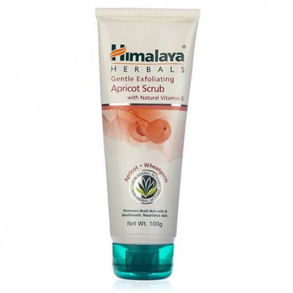 A tube of himalaya's Gentle Exfoliating Apricot 100 gm Scrub