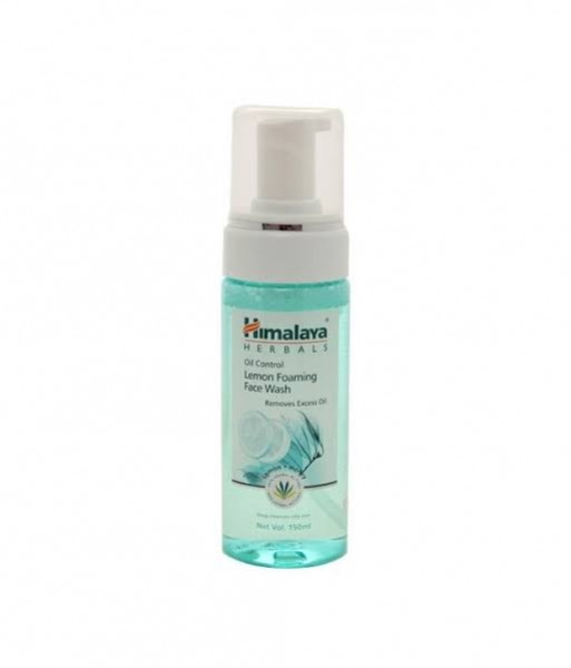 Bottle of himalaya's Oil Clear Lemon 150 ml Foaming Face Wash