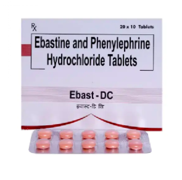 Ebastine 10mg + Phenylephrine 10mg Tab