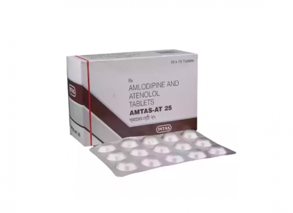 Amlodipine 5mg + Atenolol 25mg Tab