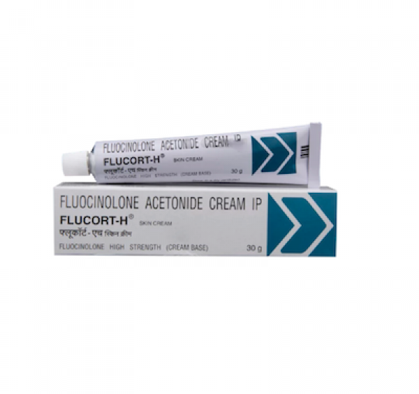 A tube and a box Generic Synalar 0.1 Percent Skin Cream of 30gm - Fluocinolone acetonide