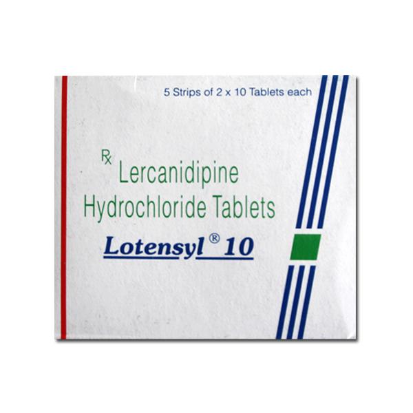 Box pack of Generic Zanidip 10 mg Tab - Lercanidipine