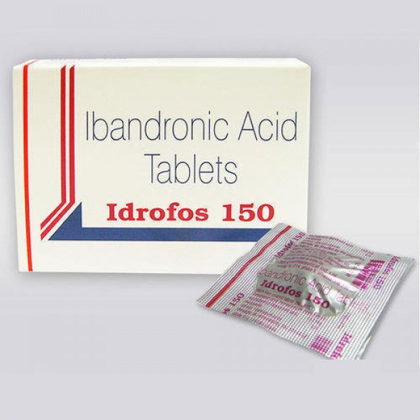 Box pack and a strip of Generic Boniva 150 mg Tab -  Ibandronic Acid