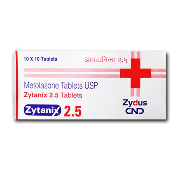 Generic Zaroxolyn 2.5 mg Tab