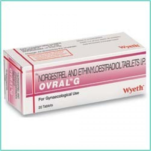 Box pack of generic Norgestrel (0.5mg) + Ethinyl Estradiol (0.05mg) Tab