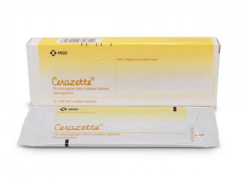 Box of generic Desogestrel 0.075mg Tab