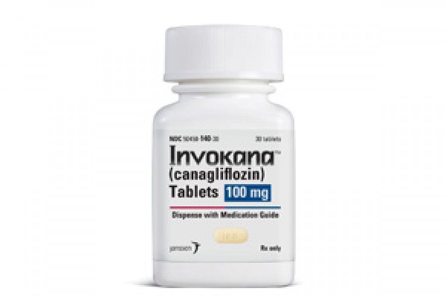 Bottle of generic Canagliflozin (100mg) Tab