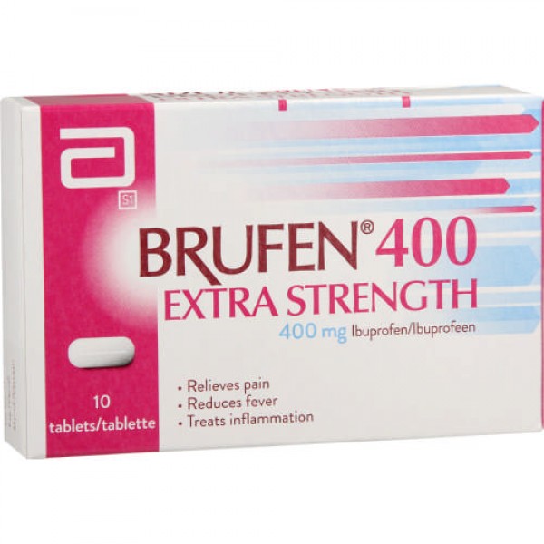 Box of Generic Advil 400 mg Tab - Ibuprofen