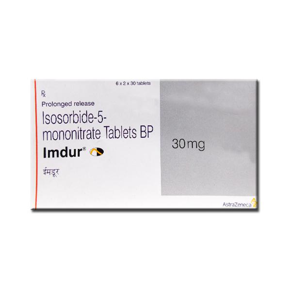 Box of Imdur 30 mg Tab PR - Isosorbide Mononitrate