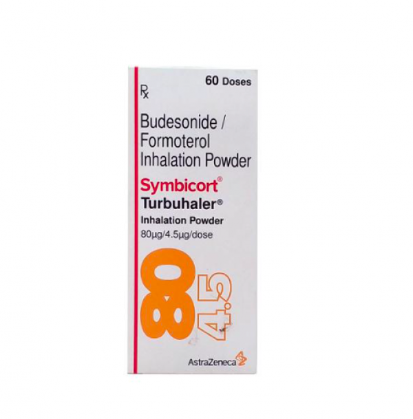 Symbicort 80mcg/4.5mcg Turbuhaler 60 Doses - BRAND VERSION