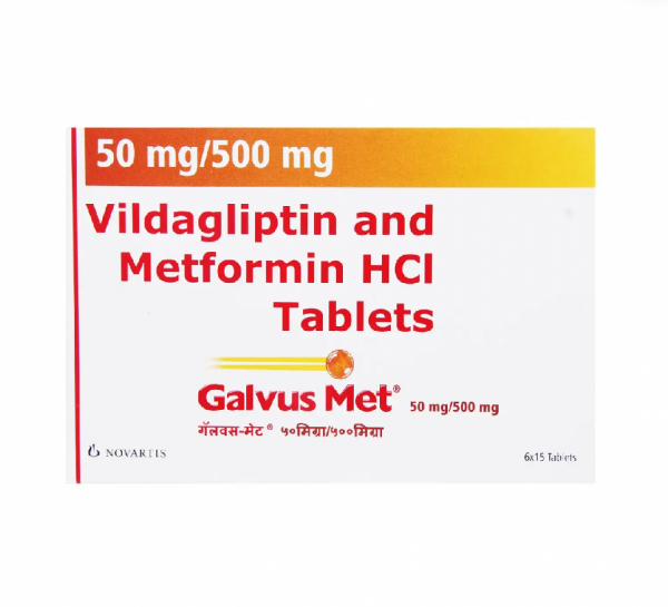 Eucreas 50mg/500mg Tab (International Brand Variant) - Galvus Met