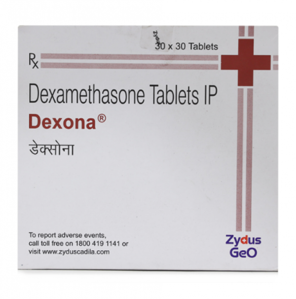 A box of Dexamethasone 0.5mg Tab