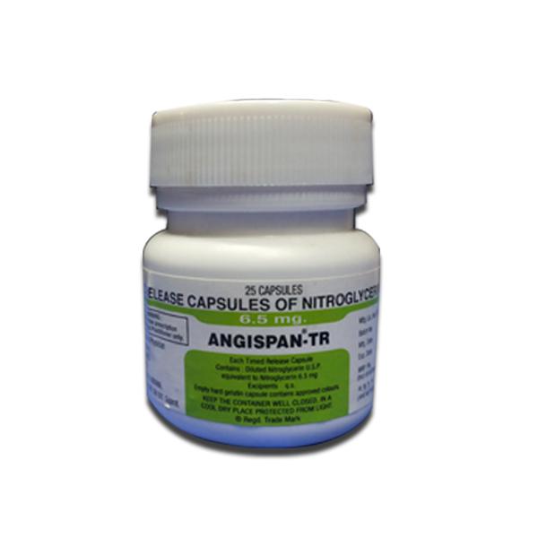 Bottle of generic Nitroglycerin 6.5mg Tablet
