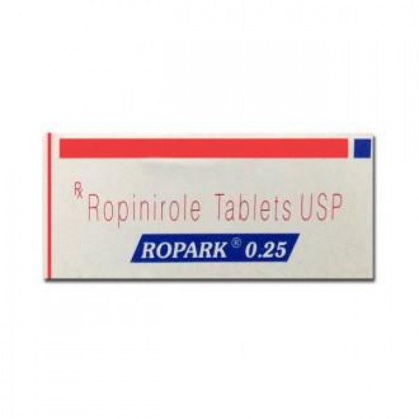 Box of Generic Requip 0.25 mg Tab - Ropinirole