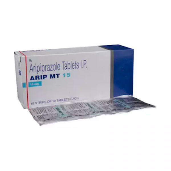 Box and blister strip of generic Aripiprazole 15mg tablet