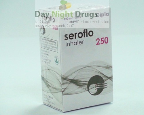 Box pack of generic Fluticasone Propionate 230mcg / Salmeterol 21mcg Inhaler