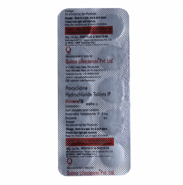 Generic Kemadrin 5mg Tab
