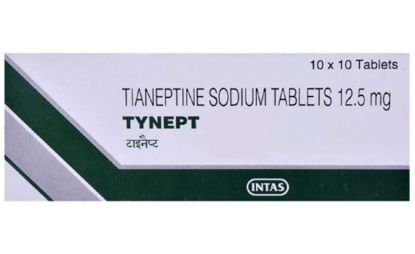 A pack of generic Tianeptine 12.5mg Tablets