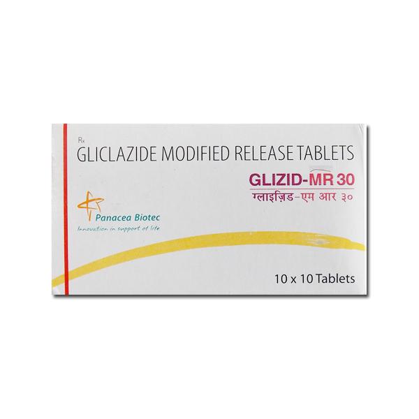 A box of Gliclazide 30mg Tab