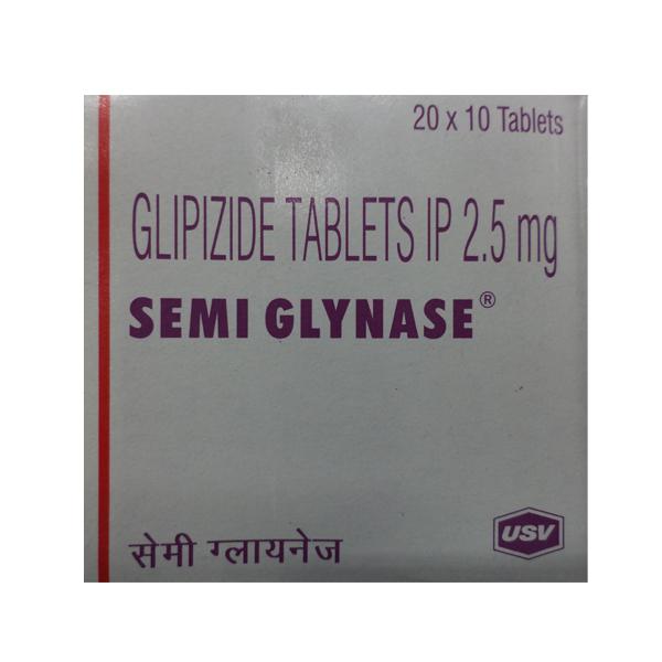A box of Glipizide 2.5mg Tab