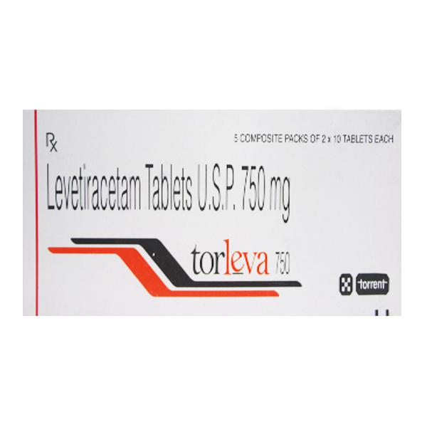 Box of generic Levetiracetam 750mg tablet