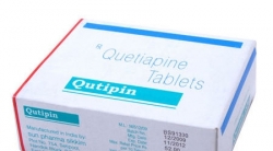 Box pack of generic Quetiapine Fumarate 50mg tablets