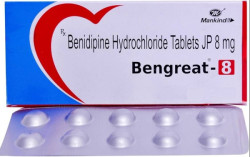 Generic Benidipine 8mg Tab