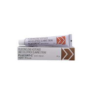 Flucort-C 1 / 0.01 Percent Cream - 20gm Tube - BRAND