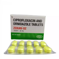 Generic Ciprofloxacin (500mg) + Ornidazole (500mg) Tab 