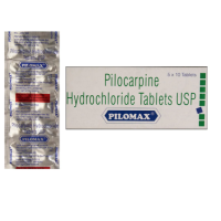 A box and a strip of generic Salagen 5mg Tabs