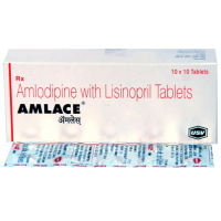 Generic Amlodipine 5mg + Lisinopril 5mg Tab