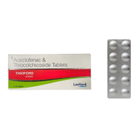 Generic Aceclofenac 100mg + Thiocolchicoside 4mg Tab