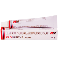 Generic Clobetasol 0.05 Percent + Fusidic Acid 2 Percent Cream - 10gm Tube